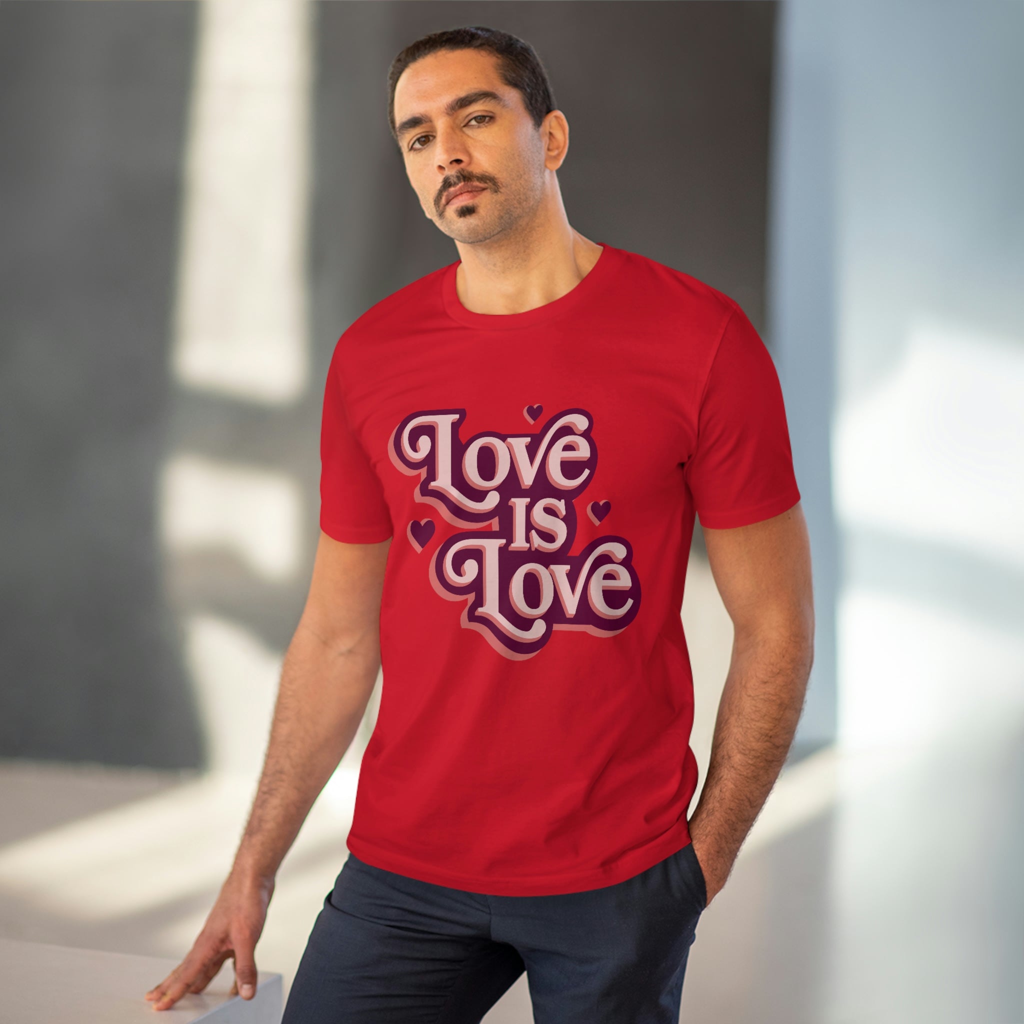 Love Is Love Tee ( Pink)